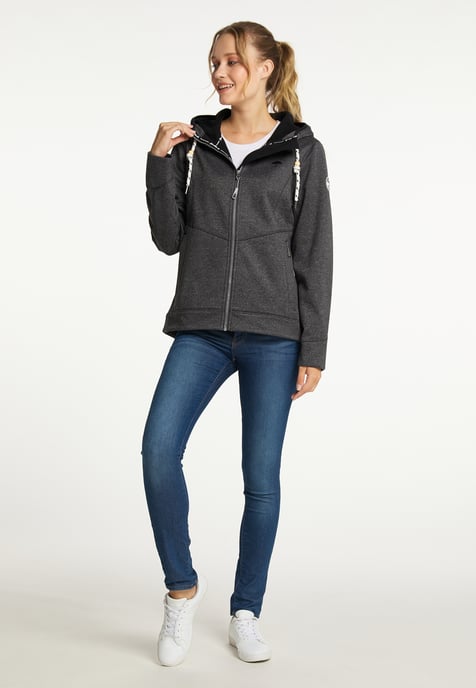 Schmuddelwedda functional jacket women Grey melange - Image 2