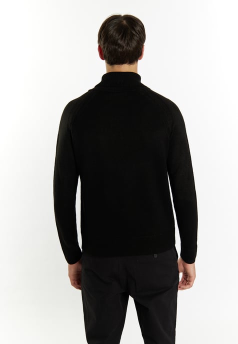 Mo Turtleneck pullover Men black - Image 4