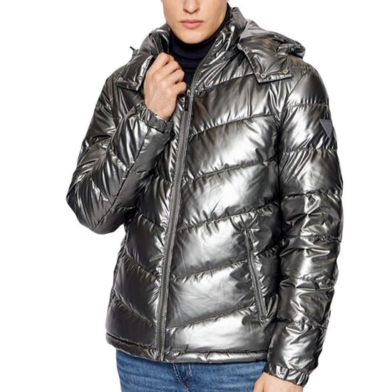Doudoune Guess Hombre Clásico Plata - Image 1