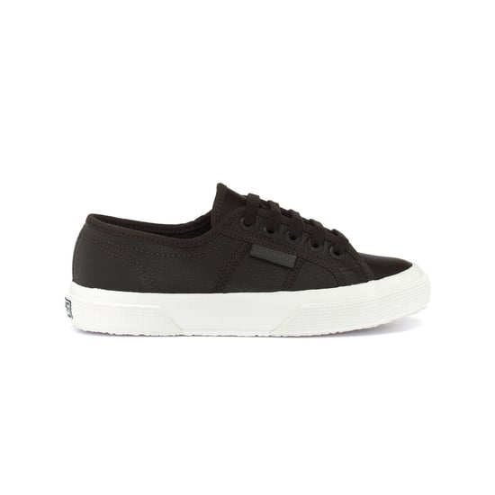 Superga Unisex Adult 2750 Efglu Leather Trainers (Bristol Black/Avorio) - Image 3