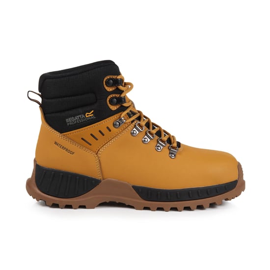 Regatta Mens Grindstone Nubuck Boots (Honey/Black) - Image 1