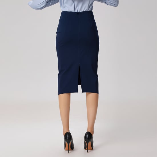 Asymmetric structural lines skirt - Image 3
