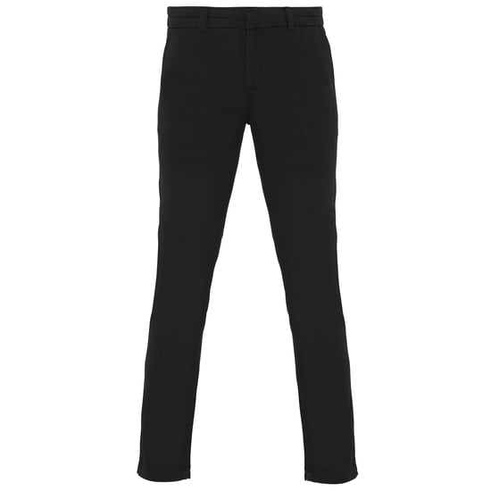 Asquith & Fox Womens/Ladies Casual Chino Trousers (Black) - Image 1