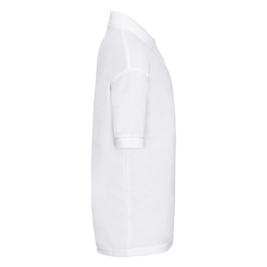 Russell Childrens/Kids Classic Polycotton Polo Shirt (White) - Image 3