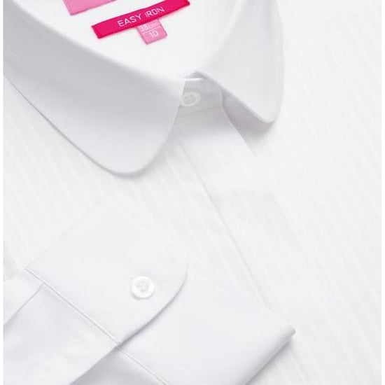 Russell Collection Ladies/Womens 3/4 Sleeve Easy Care Fitted Shirt (White) - Image 5