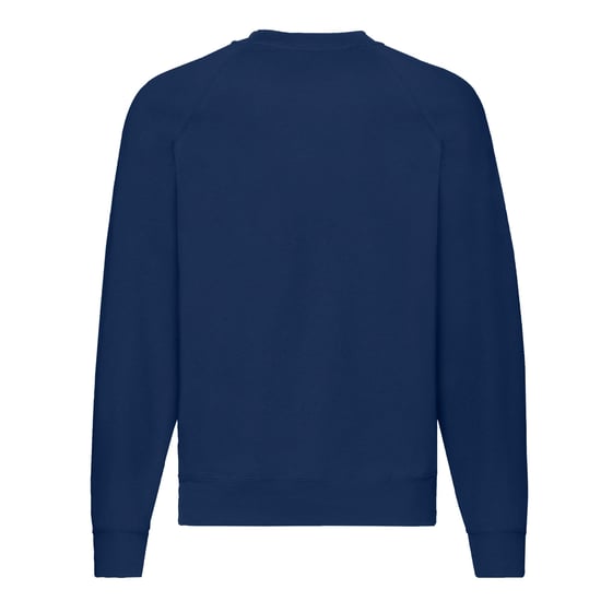 Fruit Of The Loom Mens Classic Raglan Sweatshirt (Navy) - Image 2