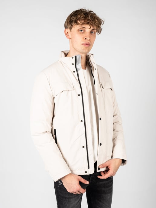 Chaqueta Geox Spherica Short Hombre Off-White - Image 3