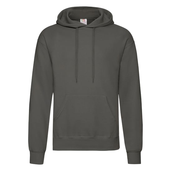 Fruit Of The Loom Unisex Adults Classic Hooded Sweatshirt (Light Graphite) - Image 1