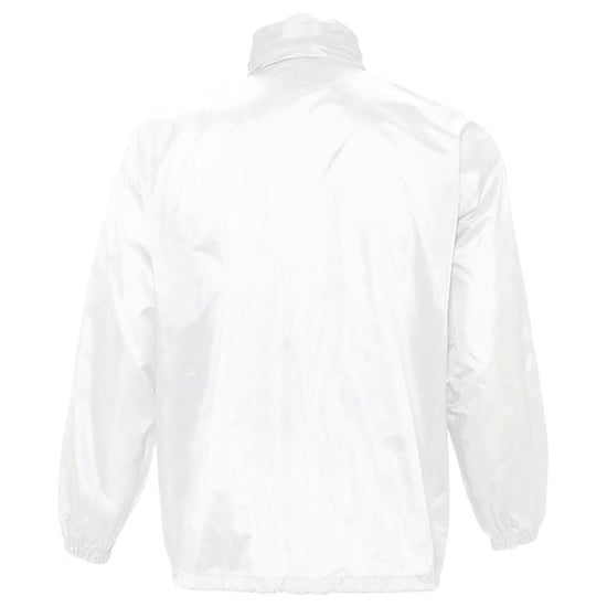 SOLS Unisex Surf Windbreaker Lightweight Jacket (White) - Image 2