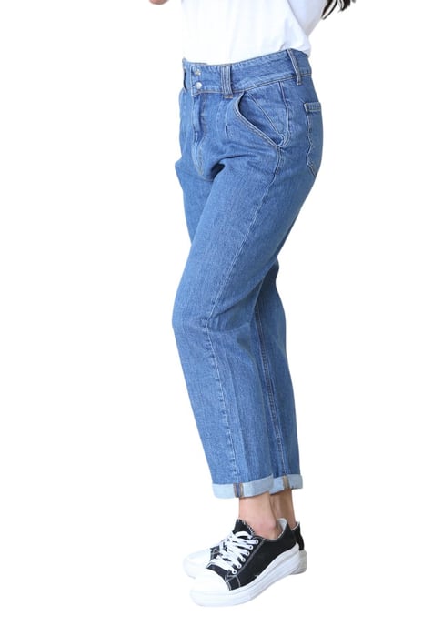 Vaqueros Boyfriend MYT para mujer en azul claro - Image 5