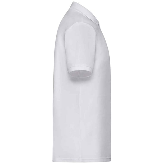Fruit of the Loom Mens 65/35 Polo Shirt (White) - Image 3