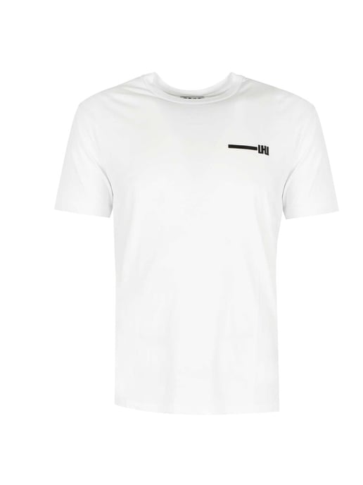 Les Hommes T-shirt Typography del hombre negro, Blanco - Image 1