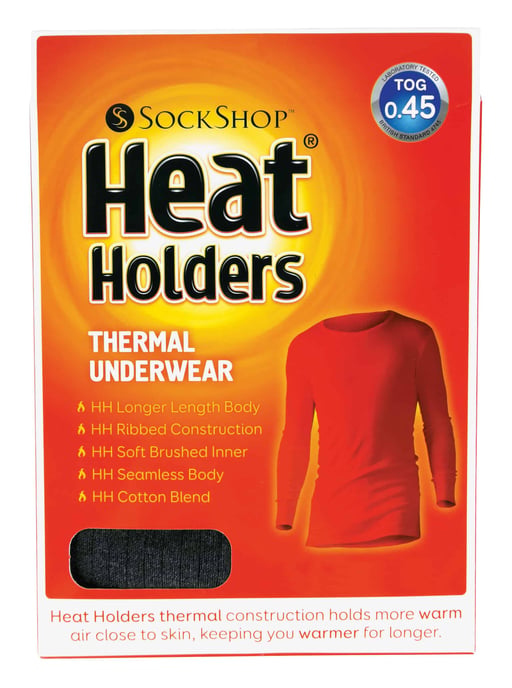 Heat Holders - Chaleco térmico de algodón de manga larga para hombre - Image 2