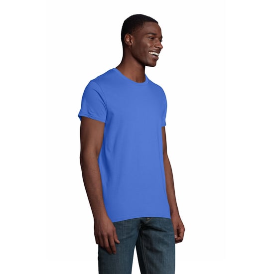 SOLS Mens Pioneer Organic Cotton T-Shirt (Royal Blue) - Image 3