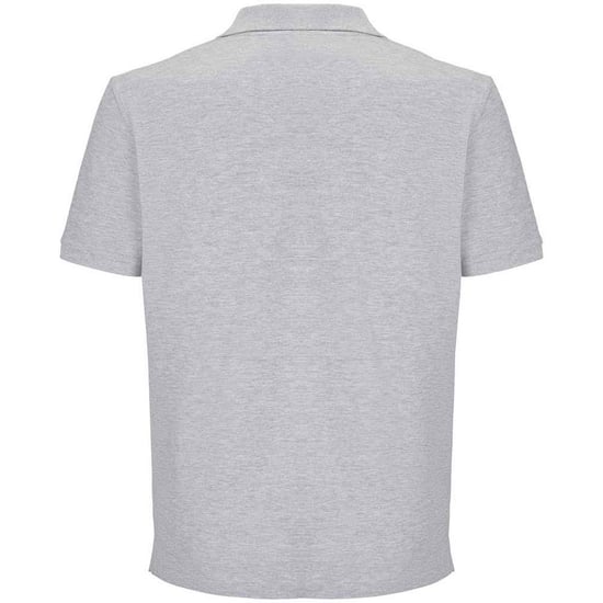 SOLS Unisex Adult Pegase Marl Pique Polo Shirt (Grey Marl) - Image 2
