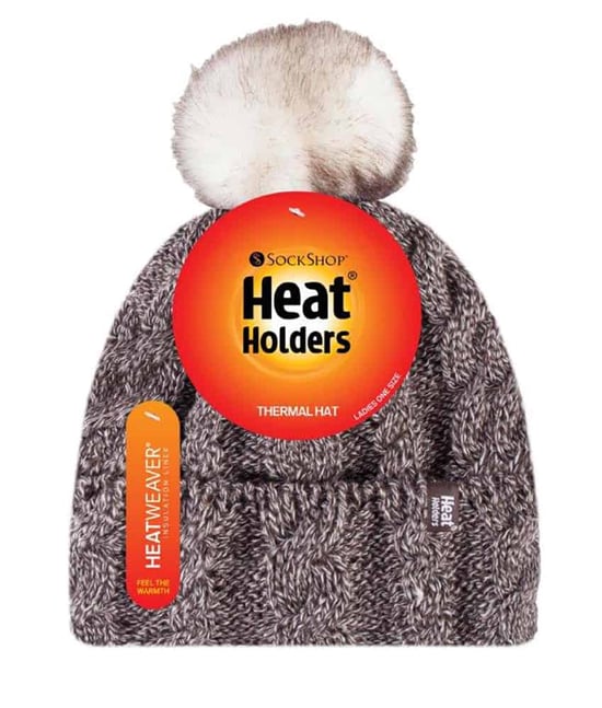 Heat Holders - Gorro térmico de mujer con forro polar y pompón - Image 2