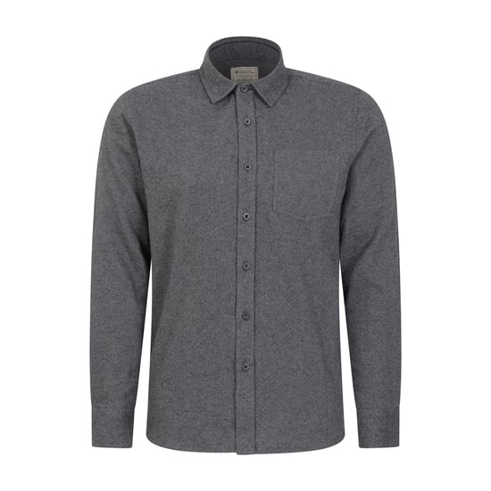 Mountain Warehouse Mens Bamford Melange Shirt (Grey) - Image 1