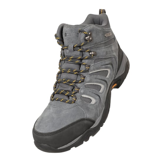 Mountain Warehouse Mens Aspect Extreme Wolverine Suede IsoGrip Walking Boots (Grey) - Image 4