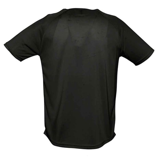 SOLS Mens Sporty Raglan T-Shirt (Black) - Image 2