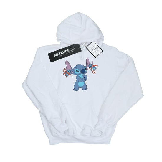 Disney Mens Lilo And Stitch Little Devils Hoodie (White)