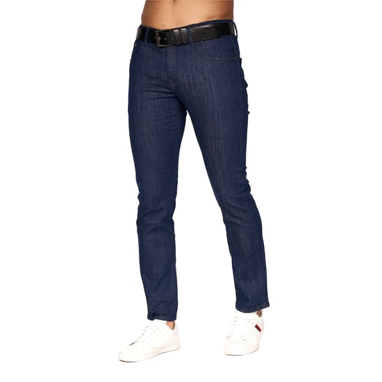 Crosshatch Mens Farrowed Stretch Jeans (Raw Wash) - Image 3