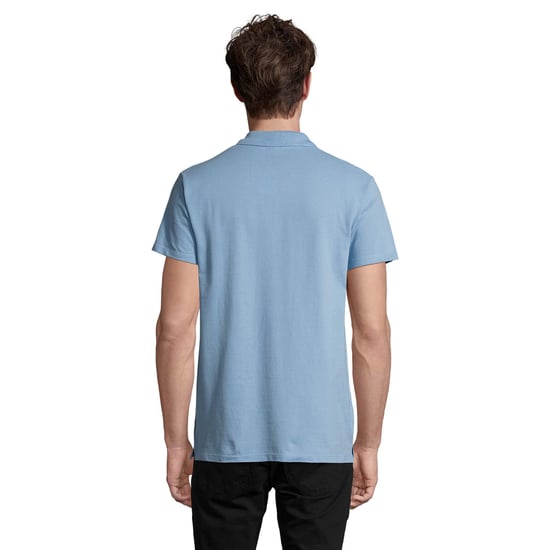 SOLS Mens Spring II Polo Shirt (Sky Blue) - Image 2