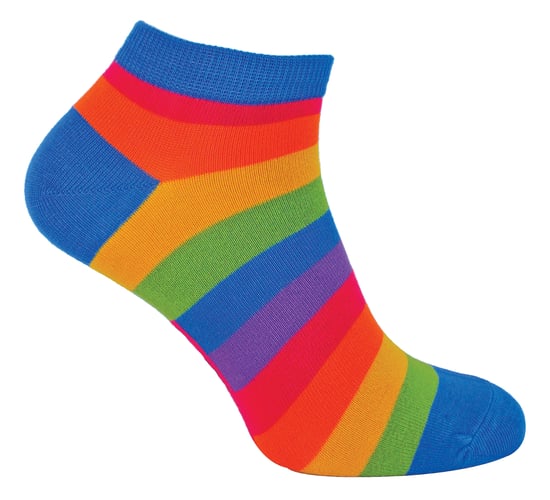 Calcetines de Bambú Arco Iris para Hombre | Mr Heron | Calcetines de rayas de colores - Arco Iris - Image 1