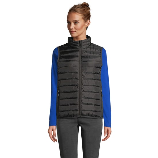 SOLS Womens/Ladies Stream Gilet (Black) - Image 1