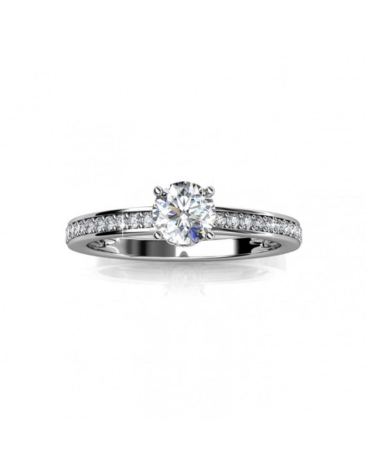 Anillo Elise - Plata y Cristal - Image 4