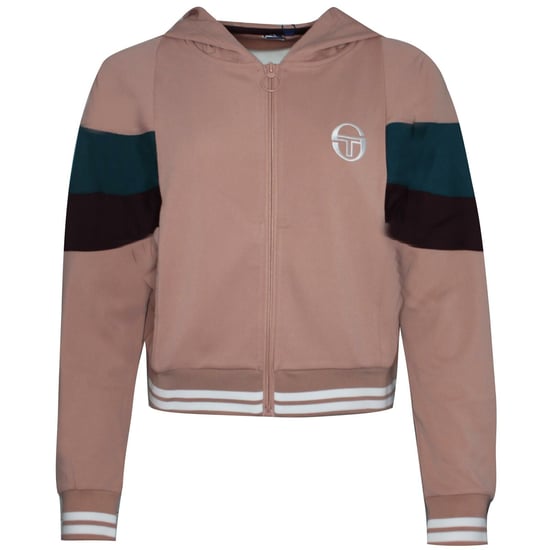 Sergio Tacchini Ilma Hoodie Zip Up Sweatshirt Pink Cardigan 37762 712