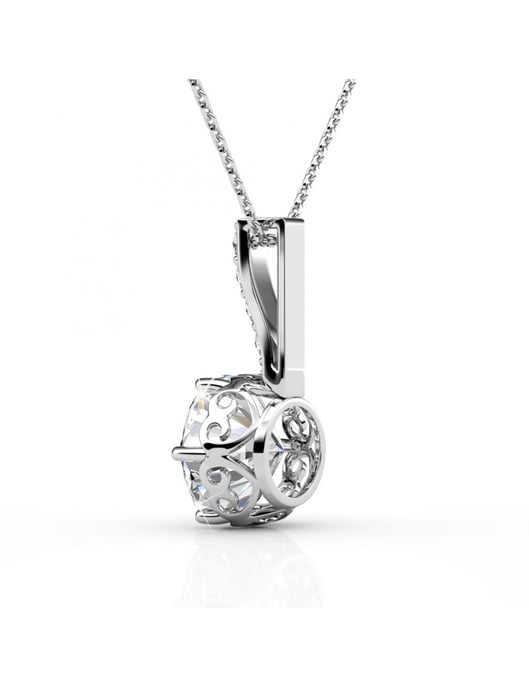 Colgantes Kristine - Plata y Cristal - Image 4