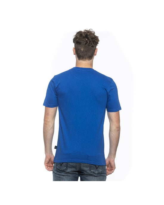 19V69 Italia Mens T-Shirt Blue Rayan Royal Blue