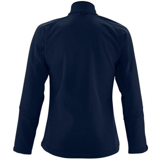 SOLS Womens/Ladies Roxy Soft Shell Jacket (Breathable, Windproof And Water Resistant) (Abyss Blue) - Image 3