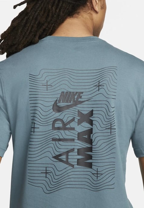 Camiseta Nike Sportswear Air Max para hombre en azul tormenta - Image 4