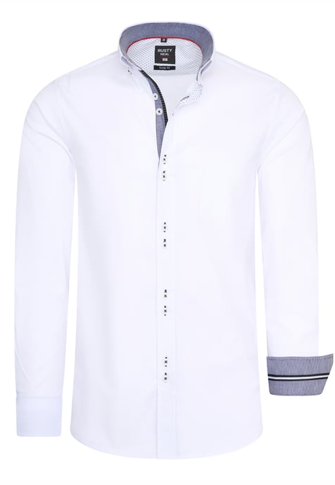 Rusty Neal Overhemd Regular Fit Blanco - Image 1