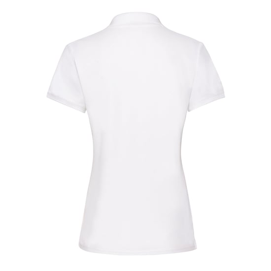 Fruit of the Loom Womens/Ladies Premium Polo Shirt (White) - Image 2