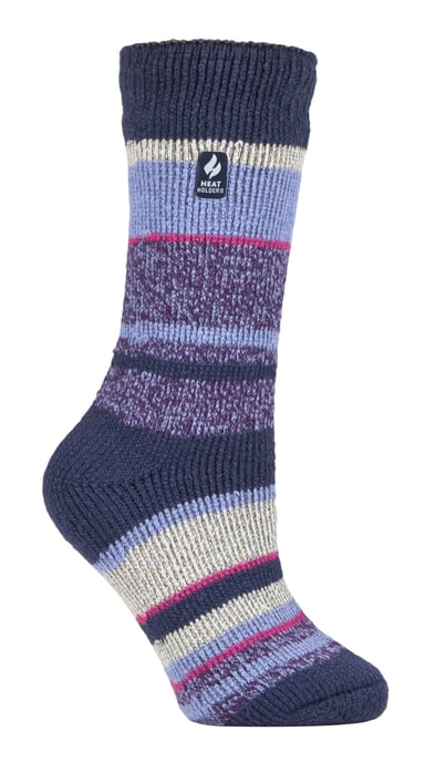 Calentadores - Calcetines Térmicos de Mujer para Invierno | Calcetines de Interior y Exterior | Adorables y Esponjosos | Regalos para Mujer - Indigo Night (Provence) - Image 1