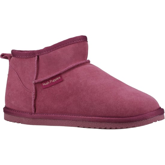 Hush Puppies Ashanti Suede Women's Pink Slippers - Image 1