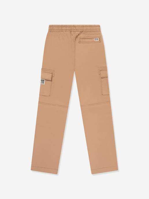 Converse Boys Lifestyle Woven Cargo Joggers in Brown - Image 2