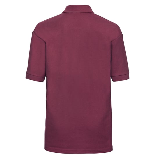 Russell Childrens/Kids Polo Shirt (Burgundy) - Image 2