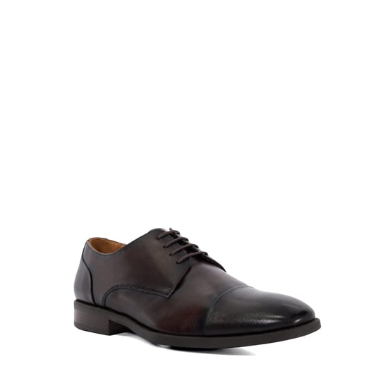 Dune Mens Suffix - Leather Toe Cap Lace Up Derby - Image 1