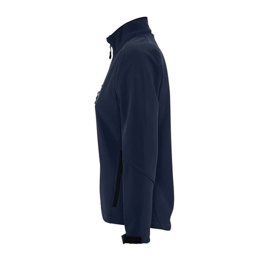 SOLS Womens/Ladies Roxy Soft Shell Jacket (Breathable, Windproof And Water Resistant) (Abyss Blue) - Image 4