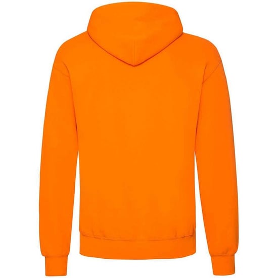 Fruit Of The Loom Adults Unisex Classic Hooded Sweatshirt (Orange) - Image 2