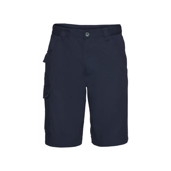 Russell Mens Polycotton Work Shorts (French Navy) - Image 1
