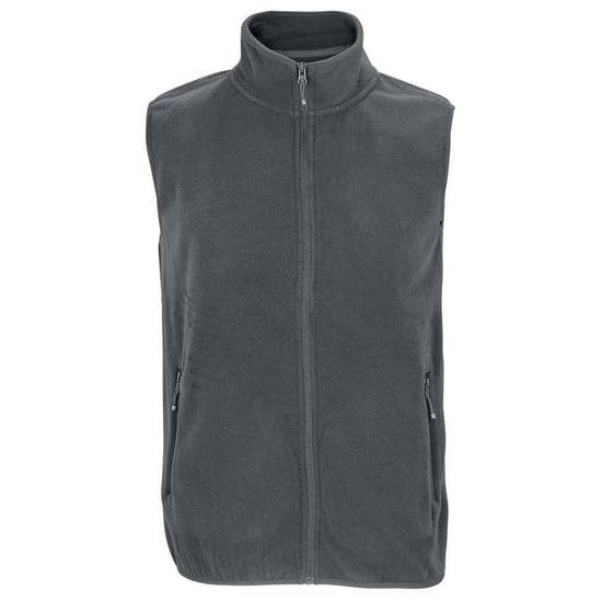 SOLS Unisex Adult Factor Microfleece Recycled Body Warmer (Charcoal) - Image 1