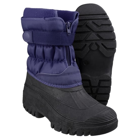 Cotswold Childrens/Kids Chase Wellington Boots (Navy) - Image 5
