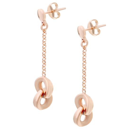 Orphelia 'Zelda' Women's 925 Sterling Silver Drop Earrings - Rose ZO-7178/RG