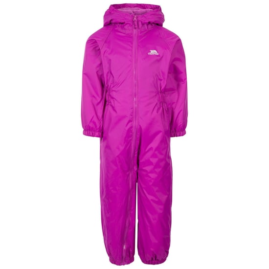Trespass Babies Button Rain Suit (Purple Orchid) - Image 1
