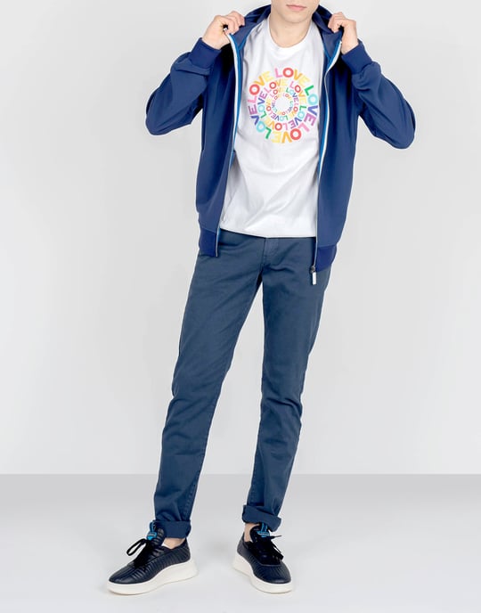Sudadera Invicta Con Cremallera Completa Hombre Azul - Image 2