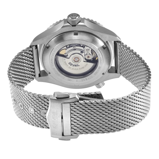 Reloj Automático Suizo con Dial Azul Gevril para Hombre Hudson Yards - Image 2